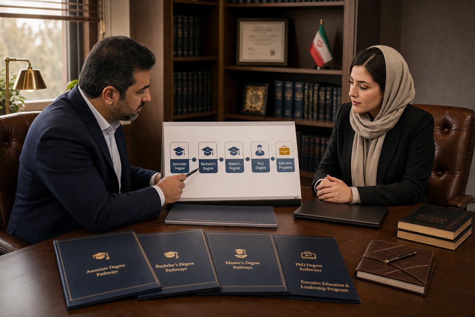 طراحی مسیر تحصیلی از کاردانی تا دکتری همراه مشاور