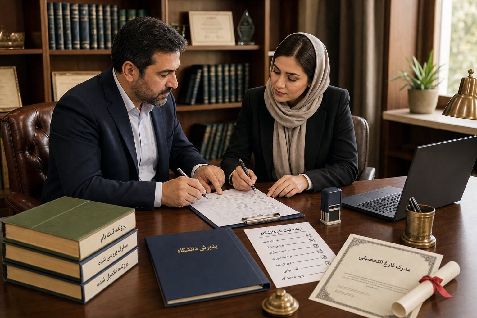پیگیری اجرایی پرونده پذیرش از ثبتنام تا مدرک